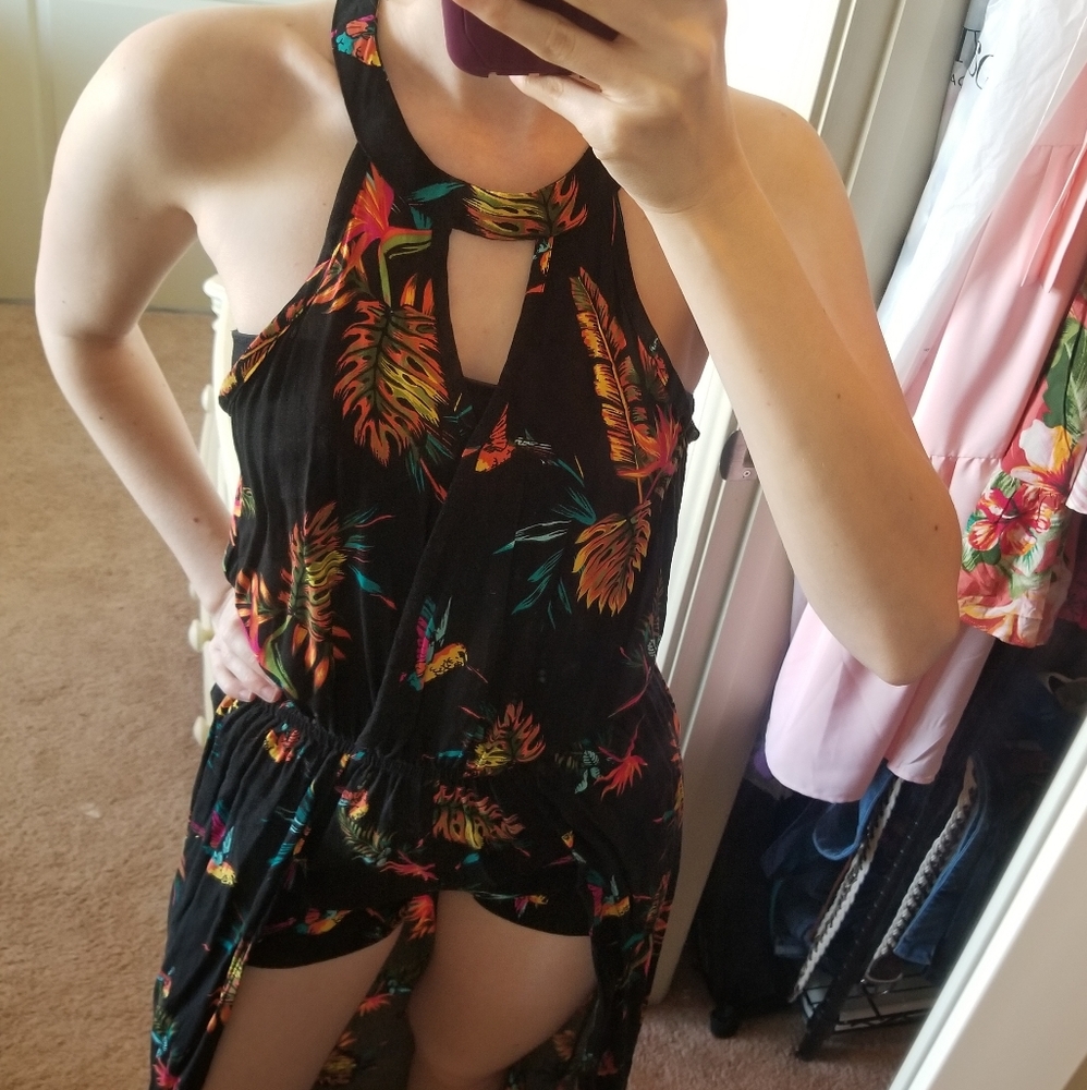 Tropical Romper Dress - Picture 2 of 7